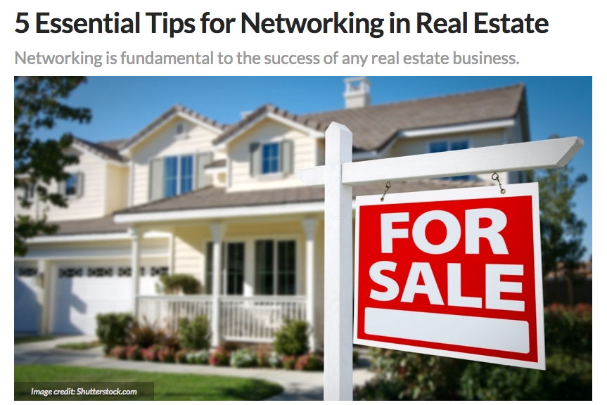 5 Essential Tips for Networking in Real Estate Image