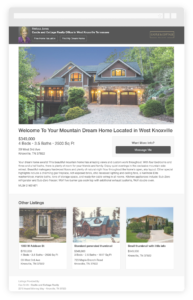 Shared Listing Landing Page