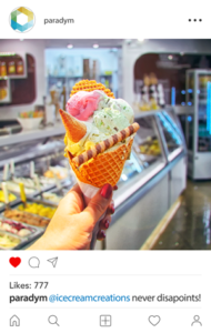 social media local post paradym